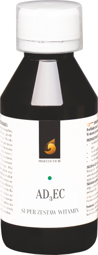 Przejdź do produktu PROFEED TAUBE Witamina AD3EC dla gołębi 100 ml 