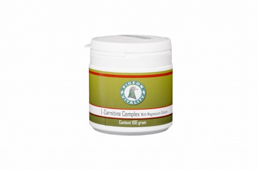 Przejdź do produktu PIGEON VITALITY L-Carnitine Complex with Magnesium-Calcium 100 g - karnityna z magnezem dla gołębi