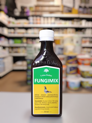 Przejdź do produktu LEŚNA DOLINA Fungimix 250 ml - ziołowy preparat na grzybicę u gołębi