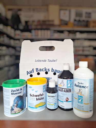 Przejdź do produktu BACKS Zestaw pierzeniowy dla gołębi - pakiet 5 produktów