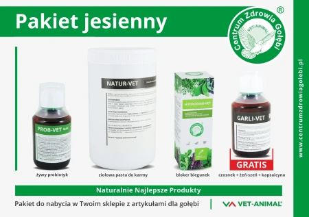 CENTRUM ZDROWIA GOŁĘBI Zestaw Jesienny + Garli-vet GRATIS