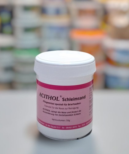 Przejdź do produktu HESANOL Acithol Schleimsand 50 g - kryształy na drogi oddechowe dla gołębi