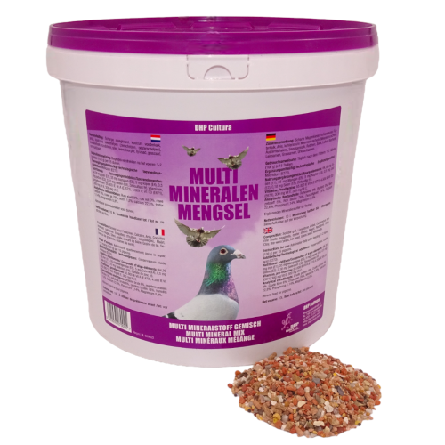 Przejdź do produktu DHP CULTURA Multi Mineralen Mengsel 10 L - mieszanka minerałów, grit dla gołębi