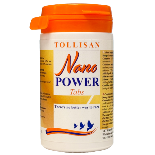 Przejdź do produktu TOLLISAN Nano Power Tabs 100 szt. - tabletki na odbudowę dla gołębi