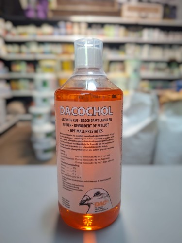 Przejdź do produktu DAC Dacochol 1000 ml - ochrona nerek i wątroby u gołębi