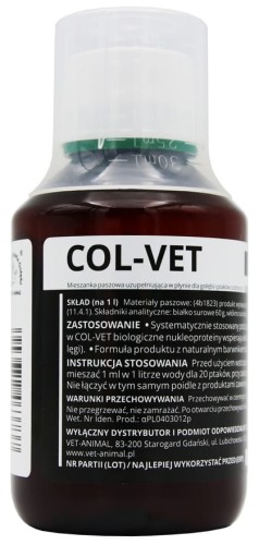 Przejdź do produktu CENTRUM ZDROWIA GOŁĘBI Col-Vet 125 ml - na coli u gołębi
