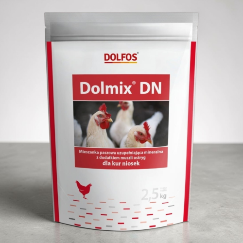 Przejdź do produktu DOLFOS Dolmix DN 2,5 kg - mieszanka mineralno-witaminowa dla kur i drobiu