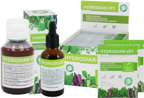 Przejdź do produktu CENTRUM ZDROWIA GOŁĘBI  Hydrodiar-Vet - bloker biegunek, na żółty guzek u gołębi