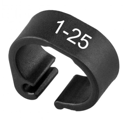 Przejdź do produktu Znaczniki dla gołębi 8x6mm numerowane 1-25 - różne kolory