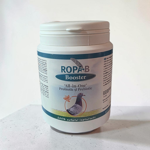 Przejdź do produktu ROPA-B Booster 300 g - probiotyk i prebiotyk dla gołębi