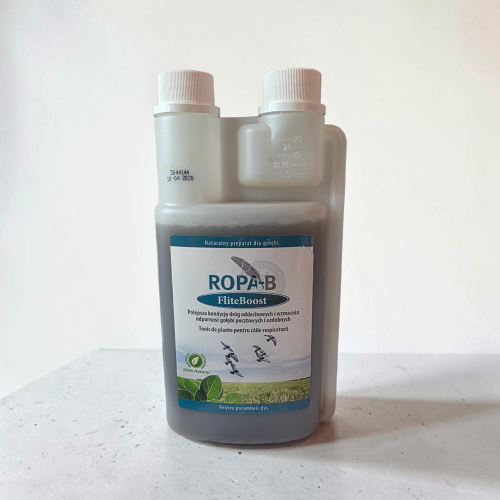 Przejdź do produktu ROPA-B Flite Boost 500 ml - lepsza kondycja dróg oddechowych i odporność gołębi