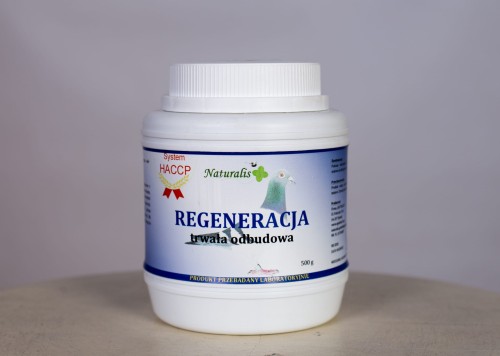 Przejdź do produktu NATURALIS Regeneracja 500 g - preparat wspomagający regenerację gołębi
