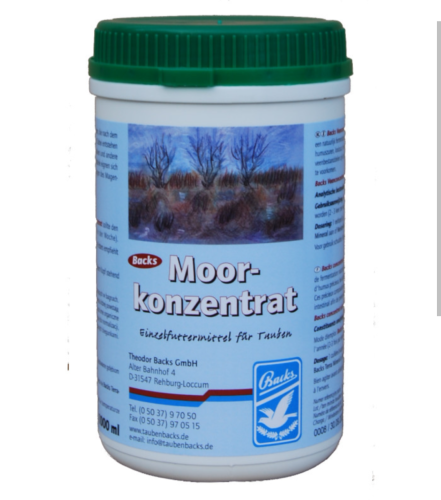 Przejdź do produktu BACKS Moorkonzentrat 1000 ml - ziemia lecznicza, błoto dla gołębi