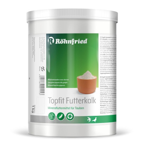 Przejdź do produktu ROHNFRIED Topfit Futterkalk 1 kg - wapń i minerały dla gołębi