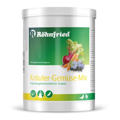 Przejdź do produktu ROHNFRIED Krauter-Gemuse-Mix 500 g - mieszanka ziół dla gołębi