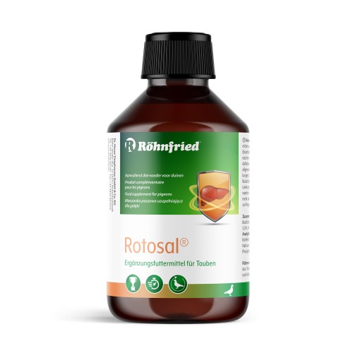 Przejdź do produktu ROHNFRIED Rotosal 250 ml - regeneracja wątroby, odbudowa i energia na lot dla gołębi