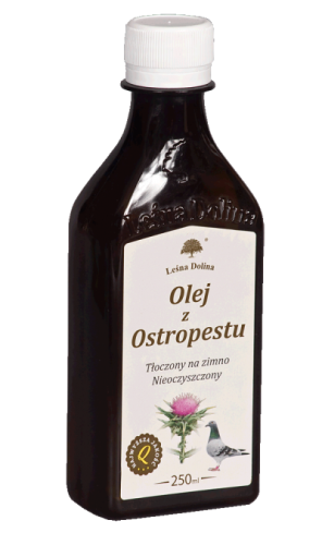 Przejdź do produktu LEŚNA DOLINA Olej z ostropestu dla gołębi 250 ml