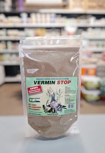 Przejdź do produktu IRBAPOL Vermin STOP 250 g - zioła na robaki u gołębi