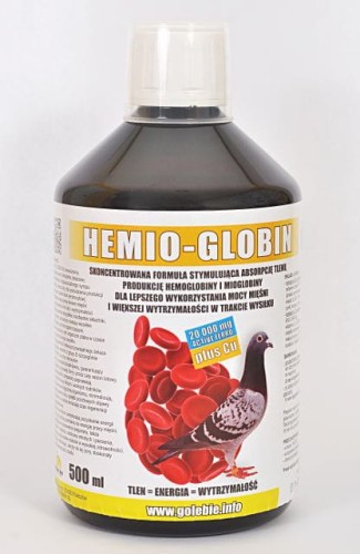 Przejdź do produktu PATRON Hemio-Globin 500 ml - aktywne żelazo dla gołębi