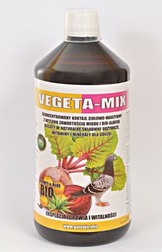 Przejdź do produktu PATRON Vegeta-mix 1000 ml - koktajl ziołowo-warzywny dla gołębi