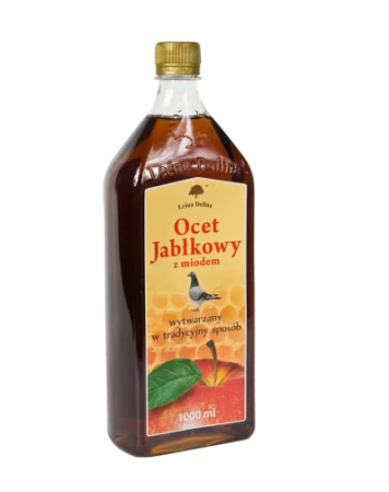 LEŚNA DOLINA - Ocet jabłkowy z miodem 1000 ml
