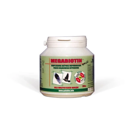 PATRON - Megabiotin - odżywka wspomagająca pierzenie, 250 g