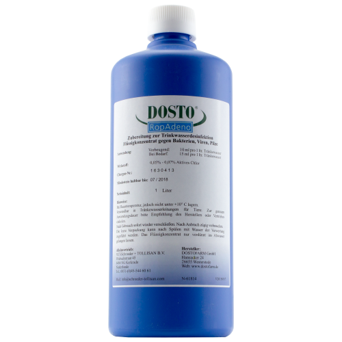 Przejdź do produktu TOLLISAN Dosto RopAdeno 1000 ml - przeciw wirusom, bakteriom, adeno u gołębi