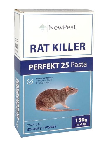 Przejdź do produktu NEW PEST Rat Killer Perfekt 25 pasta 150 g - trucizna myszy, szczury
