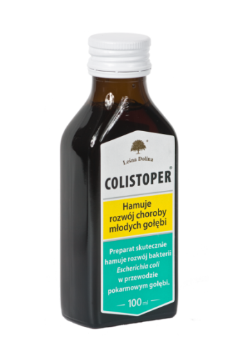 Przejdź do produktu LEŚNA DOLINA Colistoper 100 ml  - coli, adeno, choroba młodych gołębi