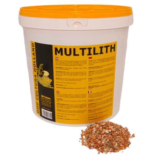 Przejdź do produktu DHP CULTURA Multilith 10 kg - mieszanka minerałów z probiotykiem, grit dla gołębi