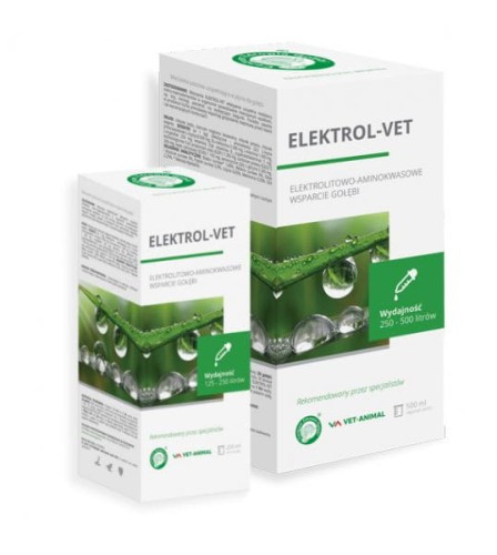 Przejdź do produktu CENTRUM ZDROWIA GOŁĘBI Elektrol-Vet - elektrolit z aminokwasami dla gołębi