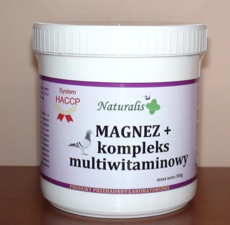 NATURALIS - Magnez + kompleks multiwitaminowy 300 g