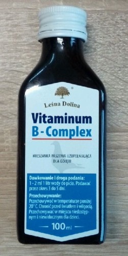 Przejdź do produktu LEŚNA DOLINA Witamina  B-complex  dla gołębi 100 ml 