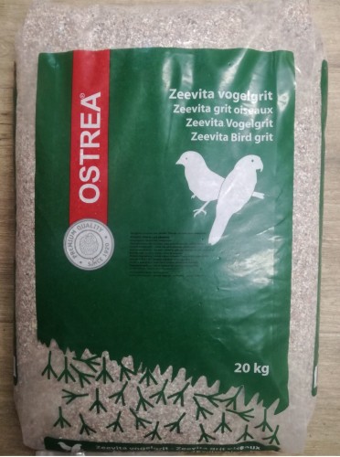 Przejdź do produktu OSTREA Zeevita Vogelgrit 20 kg - grit drobny z węglem drzewnym dla ptaków egzotycznych, gołębi młodych, krótkodziobów