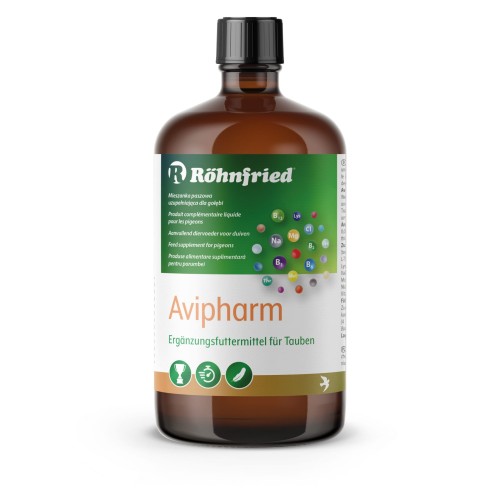 Przejdź do produktu ROHNFRIED  Avipharm 1000 ml - elektrolity, aminokwasy i witaminy dla gołębi