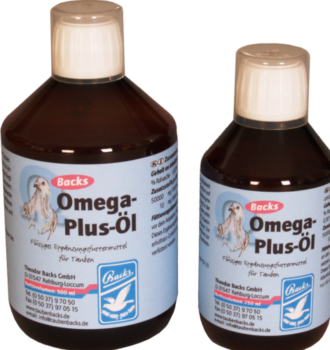 Przejdź do produktu BACKS Omega Plus-Ol 500 ml - olej z kwasami omega dla gołębi