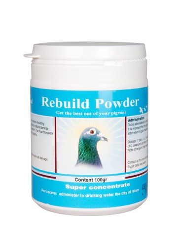 Przejdź do produktu PIGEON VITALITY Rebuild Powder 100 g - proszek na odbudowę po locie dla gołębi