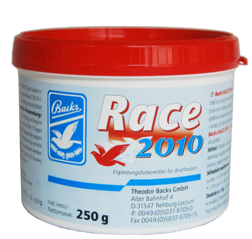 Przejdź do produktu BACKS Race 2010 250 g - odżywka białkowa dla gołębi