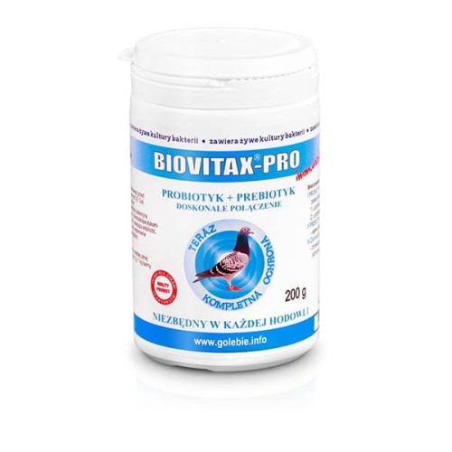 Przejdź do produktu PATRON Biovitax Pro 200 g - probiotyki dla gołębi