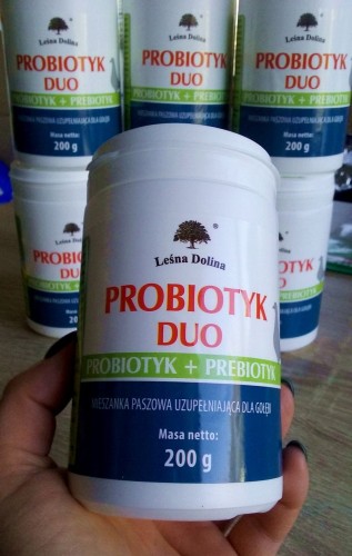 Przejdź do produktu LEŚNA DOLINA Probiotyk Duo 200 g - probiotyk i prebiotyk dla gołębi