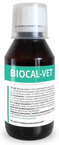 Przejdź do produktu CENTRUM ZDROWIA GOŁĘBI Biocal-Vet 125 ml - lęgi, loty, pierzenie gołębi