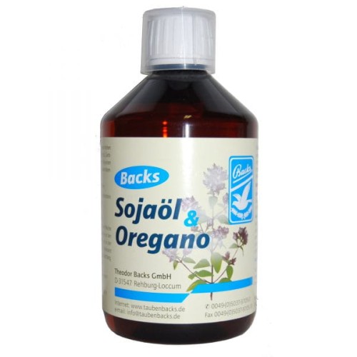 Przejdź do produktu BACKS Soja-Ol & Oregano 500 ml - olej oregano dla gołębi
