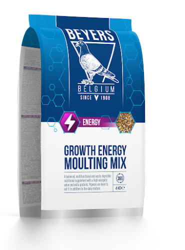 Przejdź do produktu BEYERS Growth Energy Moulting Mix 4 kg  - pokarm jajeczny dla gołębi