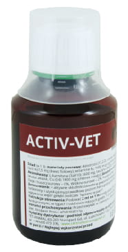 Przejdź do produktu CENTRUM ZDROWIA GOŁĘBI Activ-Vet 125 ml - energia na loty dla gołębi