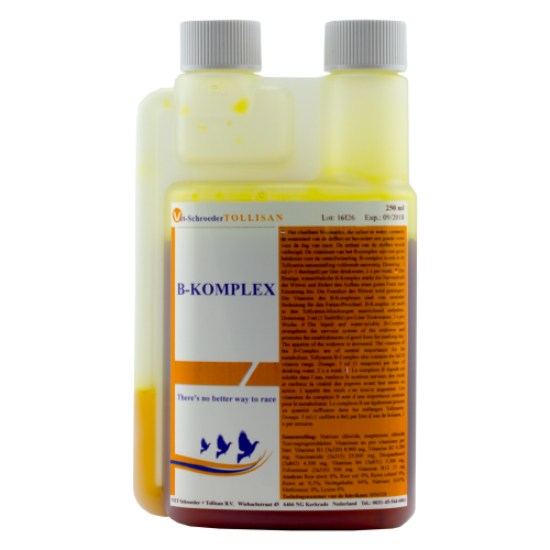 Przejdź do produktu TOLLISAN B-komplex 250 ml - witamina B-kompleks dla gołębi