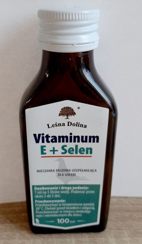 Przejdź do produktu LEŚNA DOLINA Vitaminum E+Selen 100 ml - witamina E z selenem dla gołębi