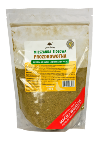 Przejdź do produktu LEŚNA DOLINA Mieszanka Prozdrowotna 500 g - zioła na karmę, herbata dla gołębi