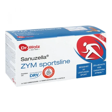 DR WOLZ – SANUZELLA  ZYM SPORTSLINE (AKTYWATOR ENERGII) – 14 AMPUŁEK X 20 ML