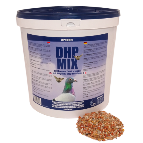 Przejdź do produktu DHP CULTURA DHP Mix Mineral 10 kg - mieszanka minerałów, grit dla gołębi z dodatkiem oregano