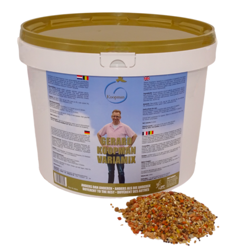 Przejdź do produktu DHP CULTURA Gerard Koopman Variamix 8 L - mieszanka minerałów, grit dla gołębi